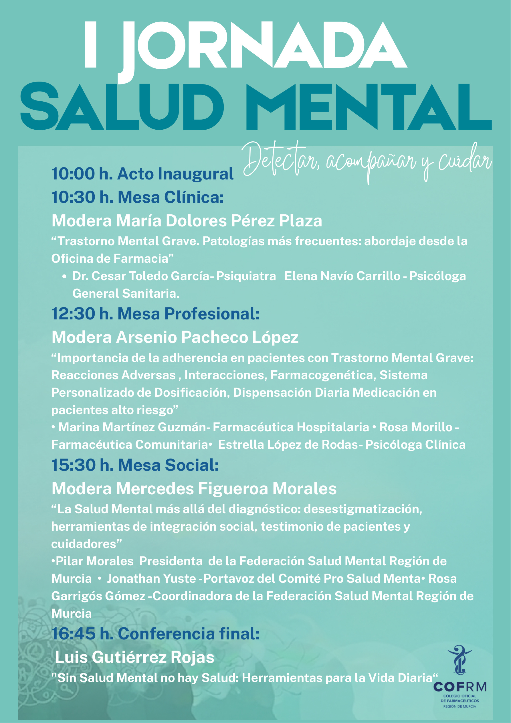 Segunda página del programa de la jornada
