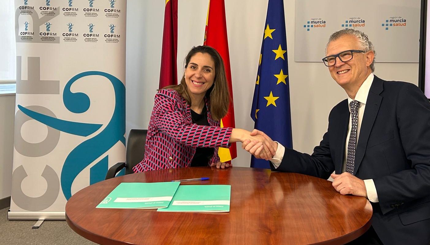 El Servicio Murciano de Salud y el COFRM prorrogan su concierto de colaboración para el desarrollo de la prestación farmacéutica