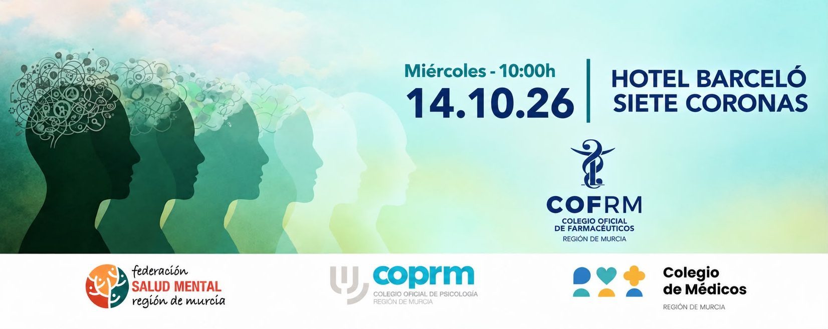 I Jornada de Salud Mental en Murcia, bajo el lema ‘Detectar, acompañar y cuidar’